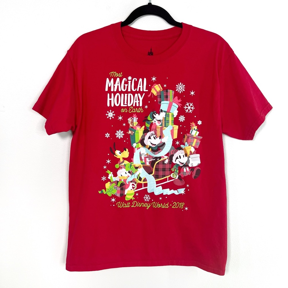 DISNEY PARKS Most Magical Holiday on Earth Walt Disney World 2018 tee